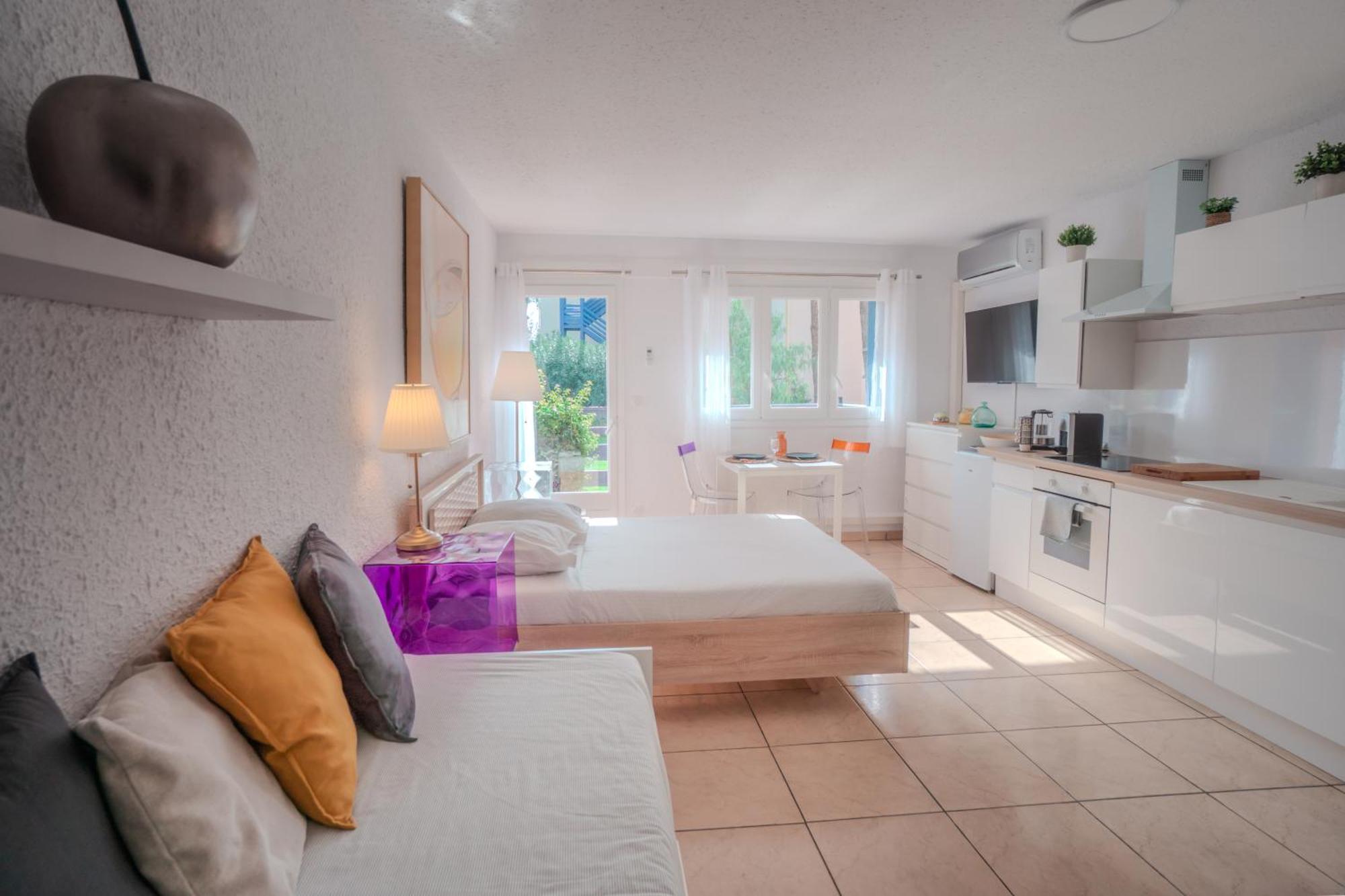 Lumineux Studio Tout Equipe Canet-en-Roussillon Exterior photo